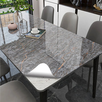 Kitchen Oil-Proof Film Stove Waterproof Moisture-Proof Self-Adhesive Wallpaper Countertop Cabinet Renovation Tile Marble Sticker