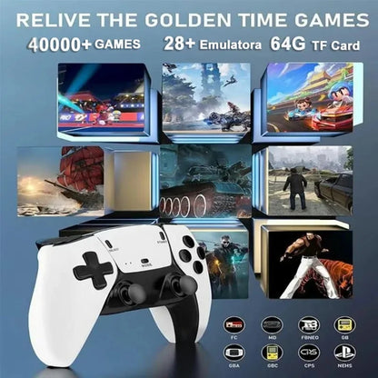 128G Game Stick M15 4K Video TV Game Console Wireless Gamepads 20000+ Classic Arcade Games HD Two-player Gaming Console with 64G