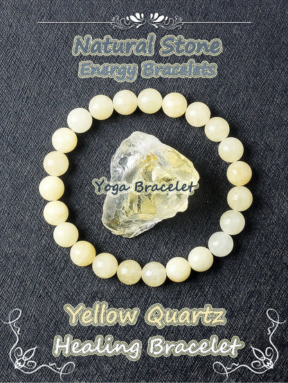 Original Natural Stone Beads Bracelet Men Women Reiki Blue Apatite Lapis Lazuli Amethyst Yellow Tiger Eye Beads Bracelet Jewelry