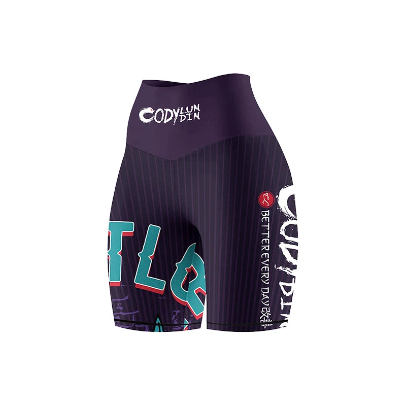 2025 Cody Lunidn Fashion Cartoon Printing Clothes for Women MMA Fighting Running Sports Rash Guard Wear Resistant 4-Piece Sets