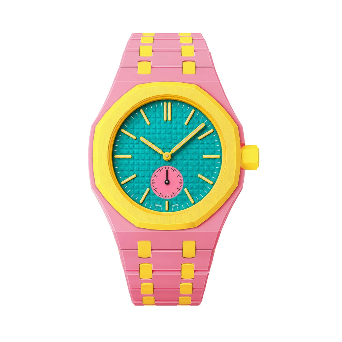 Bioceramic Strap＋Case For Swatch x AP Royal Pop Modification Kit Bracelet Replacement Biomaterials Band For Royal Pop Accessory