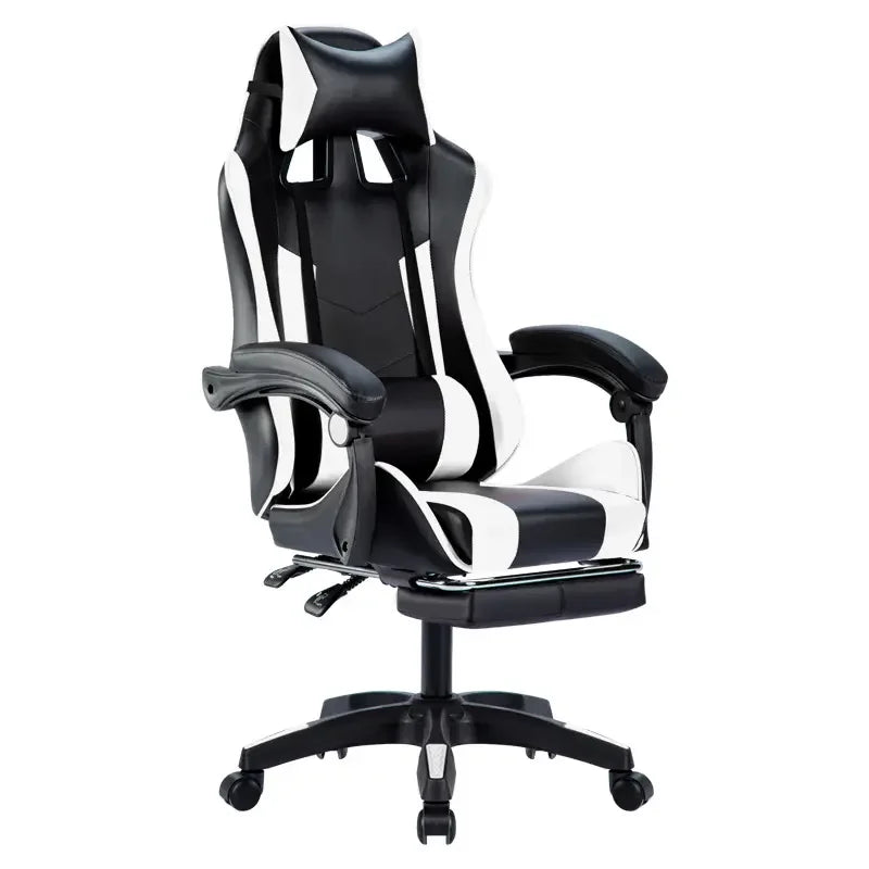 Factory Revolving Gaming Race Chairs for Gamer With Footrest