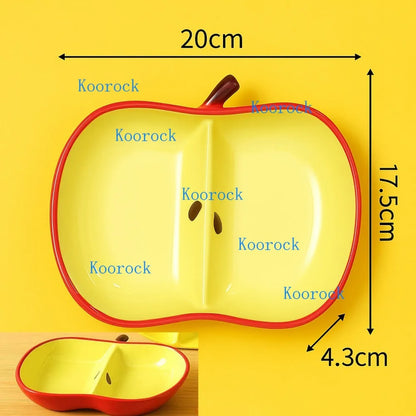 20cm Jucaica Rosh Hashanah Apple Honey Dish, Ceramic Dessert Plate with Honey Jar, Jewish New Year tableware  Shana Tova
