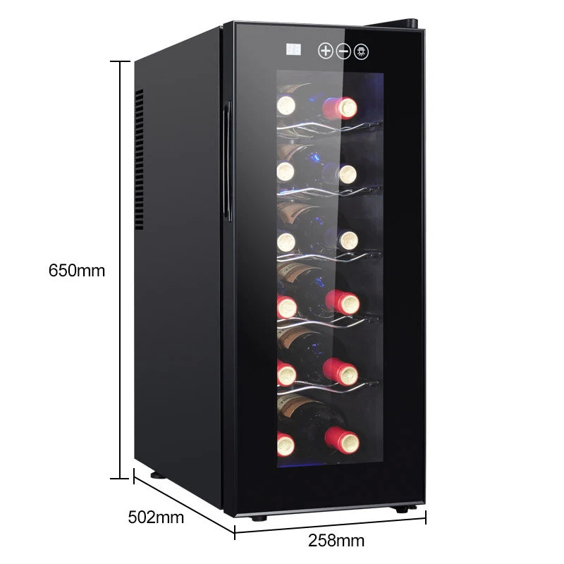 8/12-Bottle Wine Cooler | Compact Peltier-Type Countertop Wine Cooler | Smart Temperature Control | Quiet Operation(Customized)