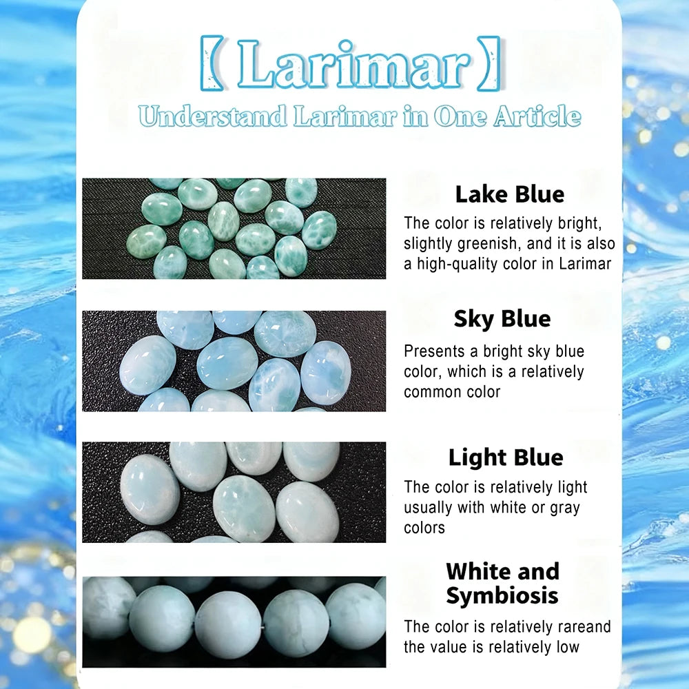 Original Certified 925 Silver Rings Larimar Natural Blue Stone 8*10MM oval shape twist Rings Fine Jewelry Gifts for Women Men