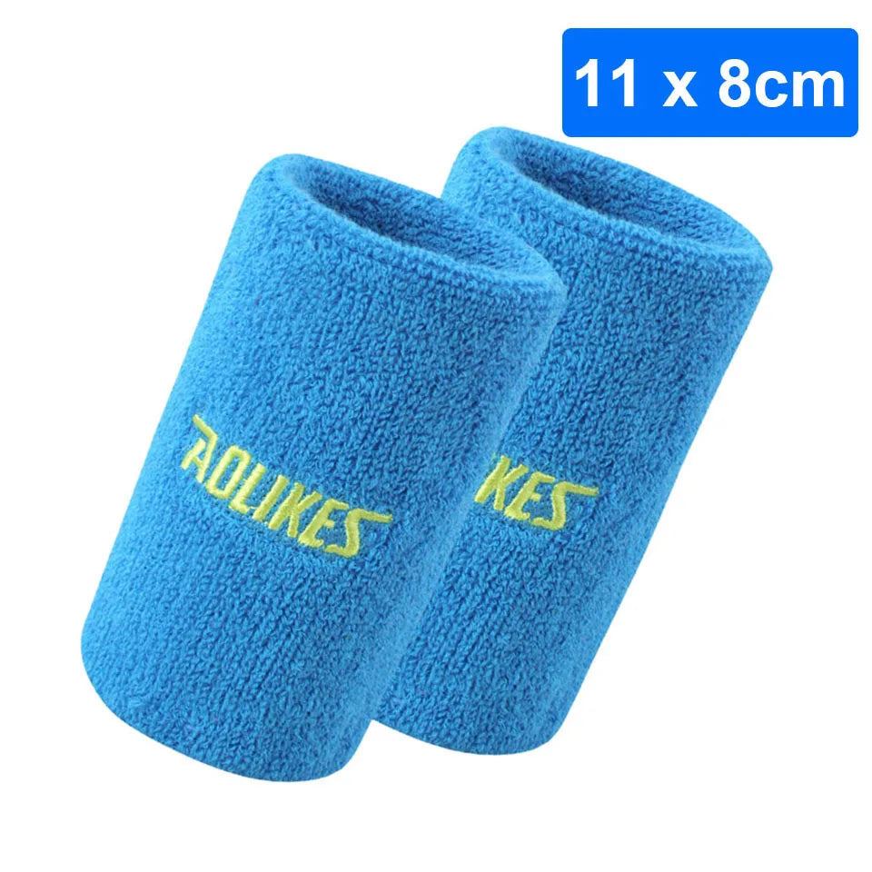 AOLIKES 1 Pair Sweatbands Sports Wristband for Men & Women - Moisture Wicking Athletic Sweatband for Tennis, Basketball, Running