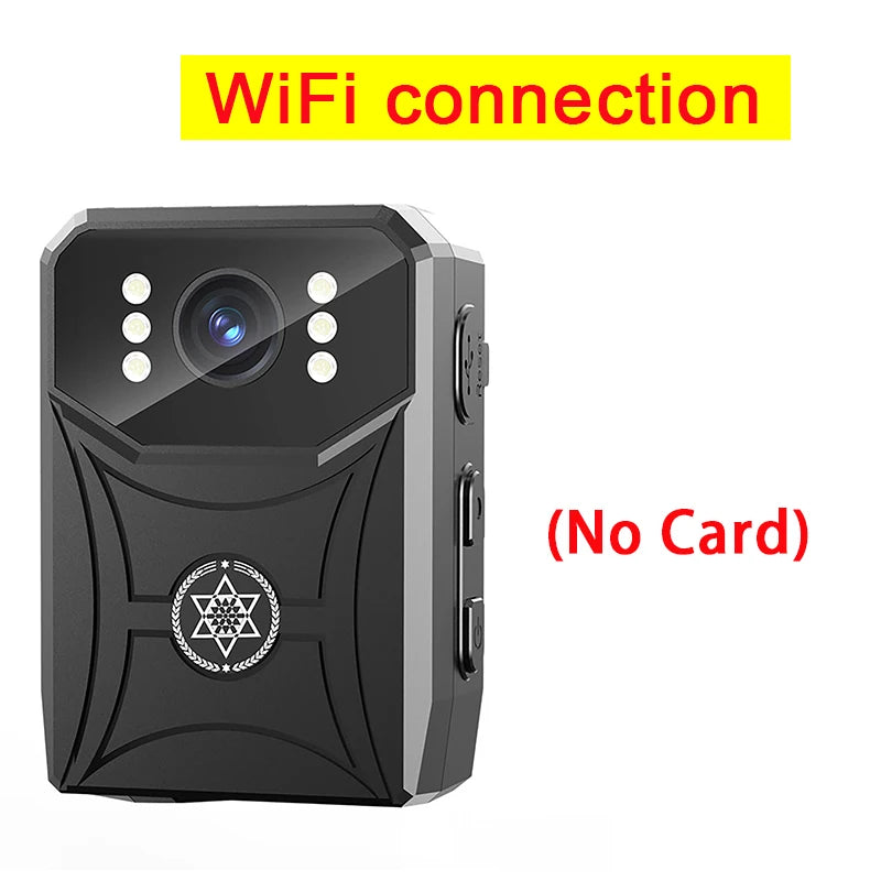 4K HD Mini Camera WIFI Connection Infrared Night Vision Police Body Camera Waterproof Portable Cam Small Digital Video Recorder