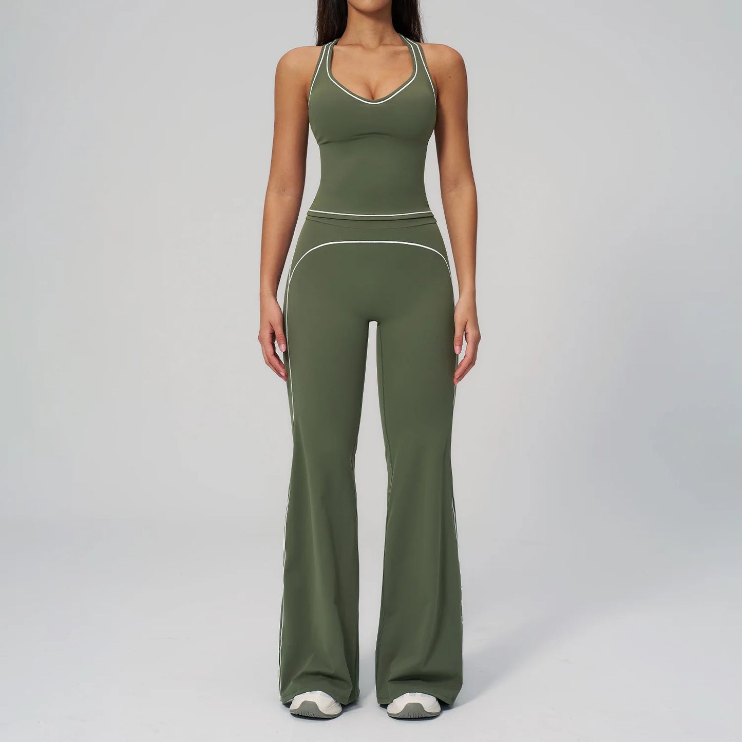 Yoga Suit 2PCS Women Tracksuits Sports Outfits Gym Clothes Running Sports Bra Suits Female Workout Yoga Clothes Athletic Wear