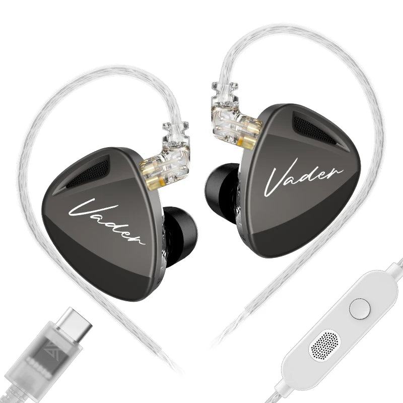 KZ Vader In Ear Monitor, HiFi Headphone, Customisable Headphone Switch Adjustment, Zobel Network Headset Design