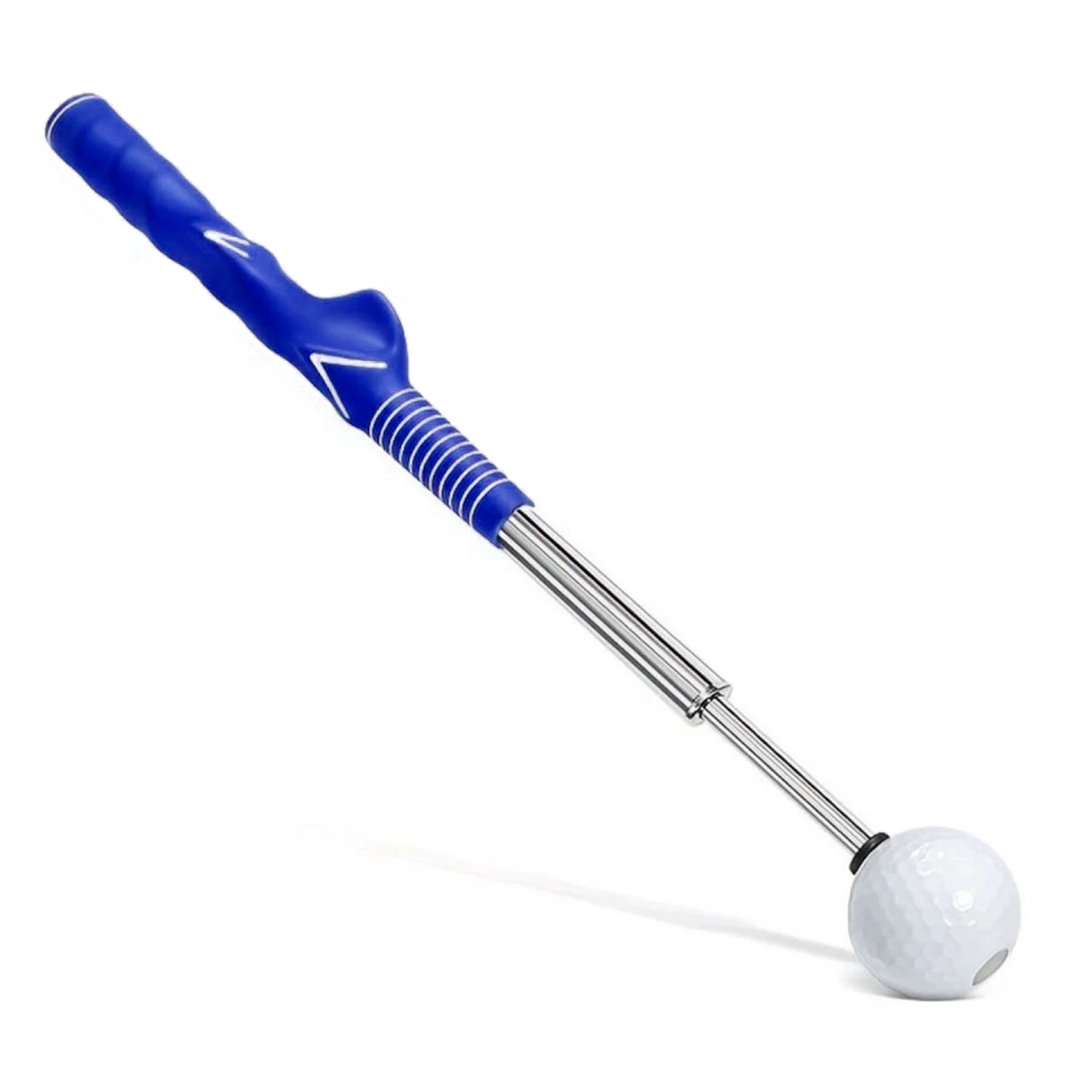 Retractable Golf Swing Training Aid Portable Grip  with Click Feedback for Golf Practice & Training