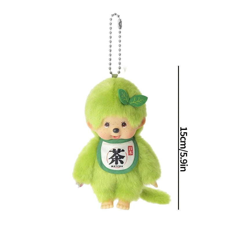 Monchhichi Plush Keychain Kawaii Monchichi Pendant Backpack Charms Cartoon Monchich Keyring Party Favor Gifts 키티 몬치치 モンチッチ