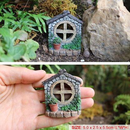 Miniature Garden Fairies Figurines Resin Mini Fairy Statue Figure Fairy Garden Ornaments Decorations Accessories