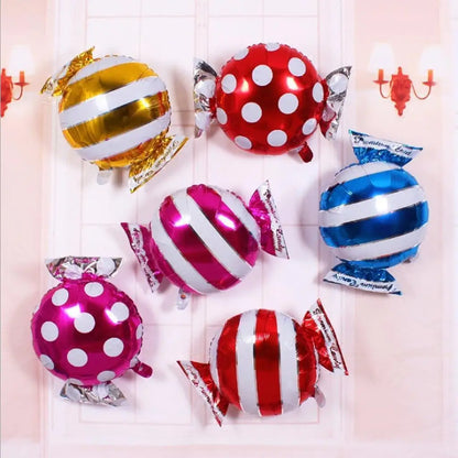 10pcs Windmill Candy Lollipop Foil Balloons 18 Inch Aluminum Film Balloon Birthday Party Christmas Wedding Decorations