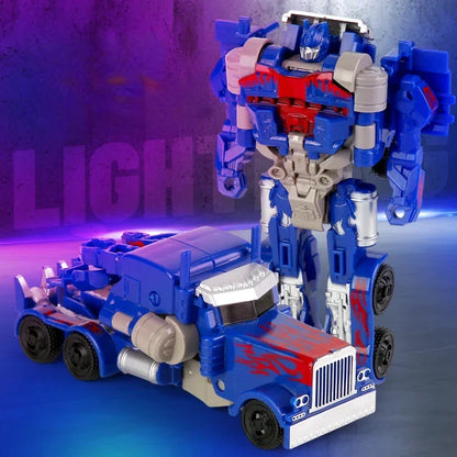 Transformation Toy Robot One Step Deformation Car Action Figure Model Dinosaur Toys for Boys