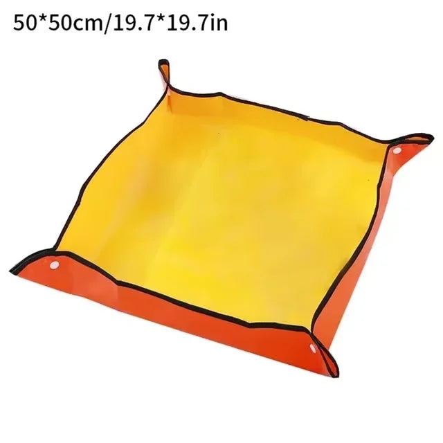 Thickened Waterproof Mats Garden Soil Change Mats Gardening Tools Plant Flower Pot Reusable Transplanting Change Pot Plant Mats
