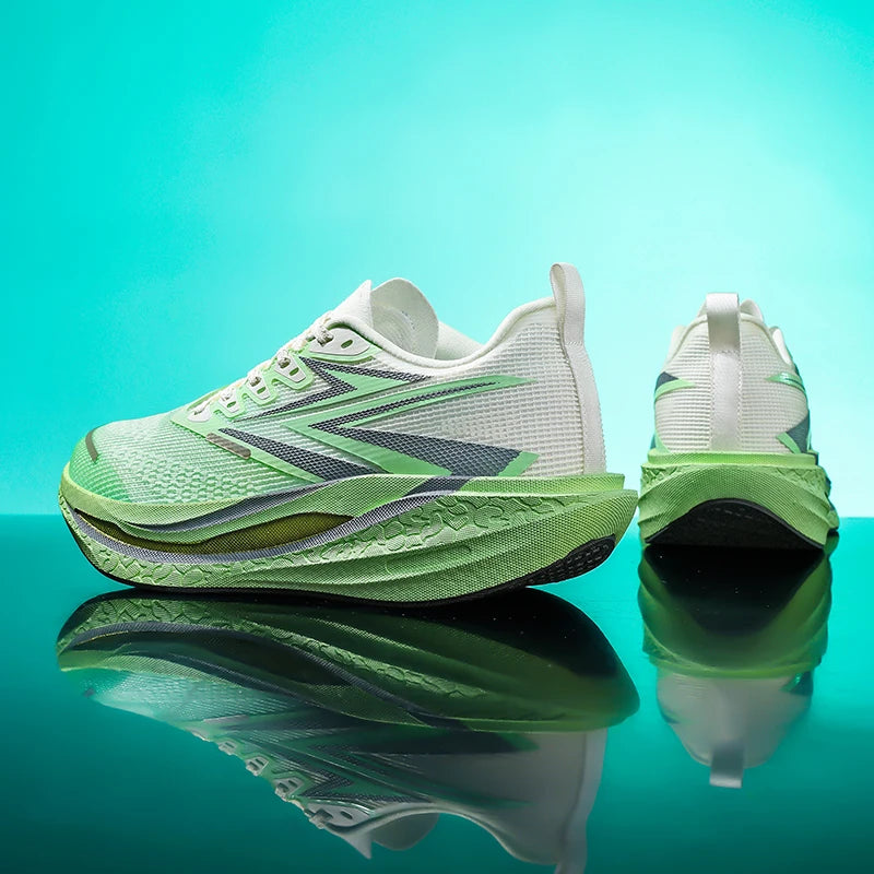 Men Running Shoes Carbon Board Marathon Speciality Sports Breathable Lightweight Women's Comfortable Athletic Sneakers