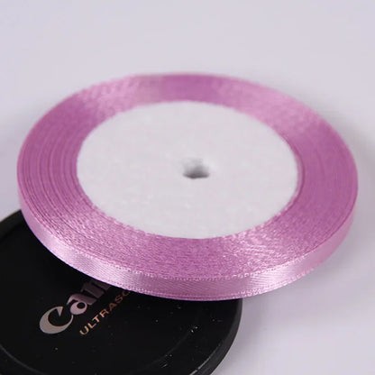 22 Meters/Roll 6mm Silk Satin Ribbons Christmas Halloween Birthday Party Gift Wrapping Ribbons DIY Handmade Crafts Material