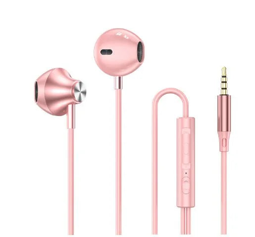 #9D Stereo Type C&3.5mm Gamers Headsets Wired Earphones In-ear Headphone HiFi Bass Earphones for Samsung Earbud In Mic Handsfree