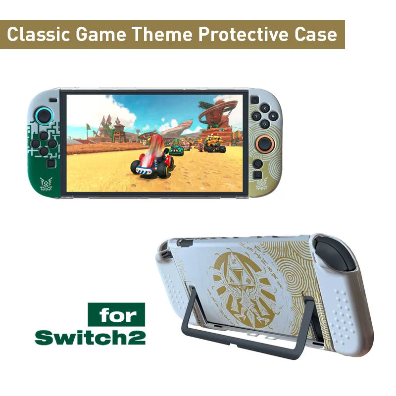 2025 Classic Storage Bag for NS Switch 2 ZD Tears Waterproof Hard Carrying Case Shell Cover for NS Switch 2 Game Accessories