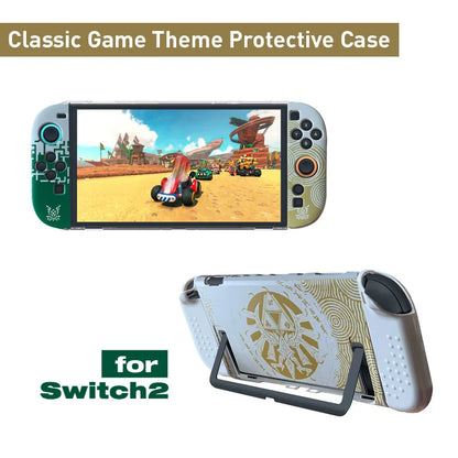 2025 Classic Storage Bag for NS Switch 2 ZD Tears Waterproof Hard Carrying Case Shell Cover for NS Switch 2 Game Accessories