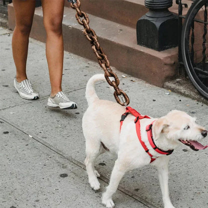Chain Dog Leashes Simulation Life-Like Iron Chain For Large Medium Small Pet