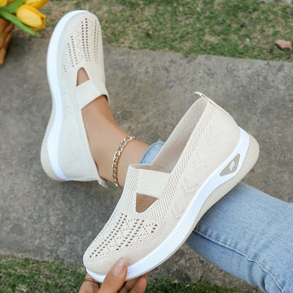 Fashion New Women's Sports Shoes, Fashionable, Breathable, Lightweight, Non-slip, Wear-resistant, Casual Sports Shoes, Flat Shoe