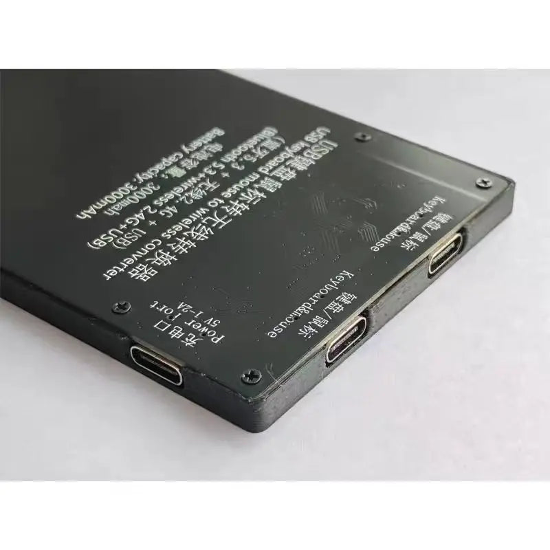 Wired USB Keyboard Mouse To Wireless Converter With Built-in Battery Bluetooth 5.3 Module for DIY Keyboard Adapter
