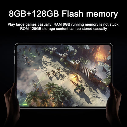 Tablet 10.1 Inch Android 15 Octa-Core 6GB RAM 128GB ROM 1280x800 IPS Tablets PC WiFi 5 Bluetooth Keyboard Set