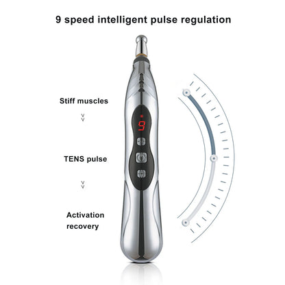 Meridians Pen Electric Meridians Pen Meridians Pen Rechargeable Electronic Powerful Energy Pulse Massage Pen for Pain Relieving