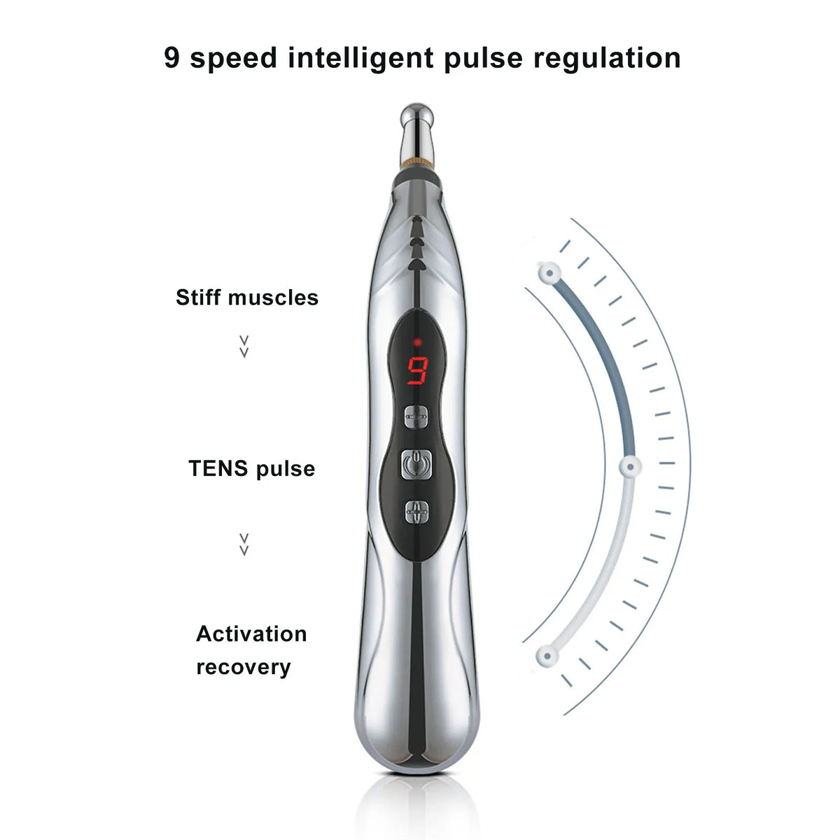 Meridians Pen Electric Meridians Pen Meridians Pen Rechargeable Electronic Powerful Energy Pulse Massage Pen for Pain Relieving