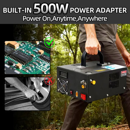 300Bar 12v Pcp Compressor 110V Transformer 30MPA 4500psi High Pressure Pump Pneumatic Airgun Rifle Inflator
