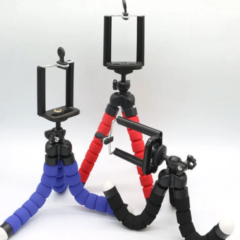 RP01-D Octopus Tripod For Phone Mobile Camera Holder Clip Smartphone Monopod Tripe Stand Octopus Mini Tripod Stativ For Phone