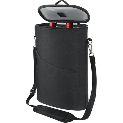 Wine Carrier Tote,Insulated Leakproof Wine Cooler Bag, Wine Travel Bag for Picnic Beach, Portable Wine Bottle Carrying Case