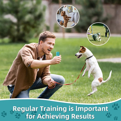 Portable, Rechargeable Dog Training Anti-Barking Device with LED Light (Non-Shock Warning Device)