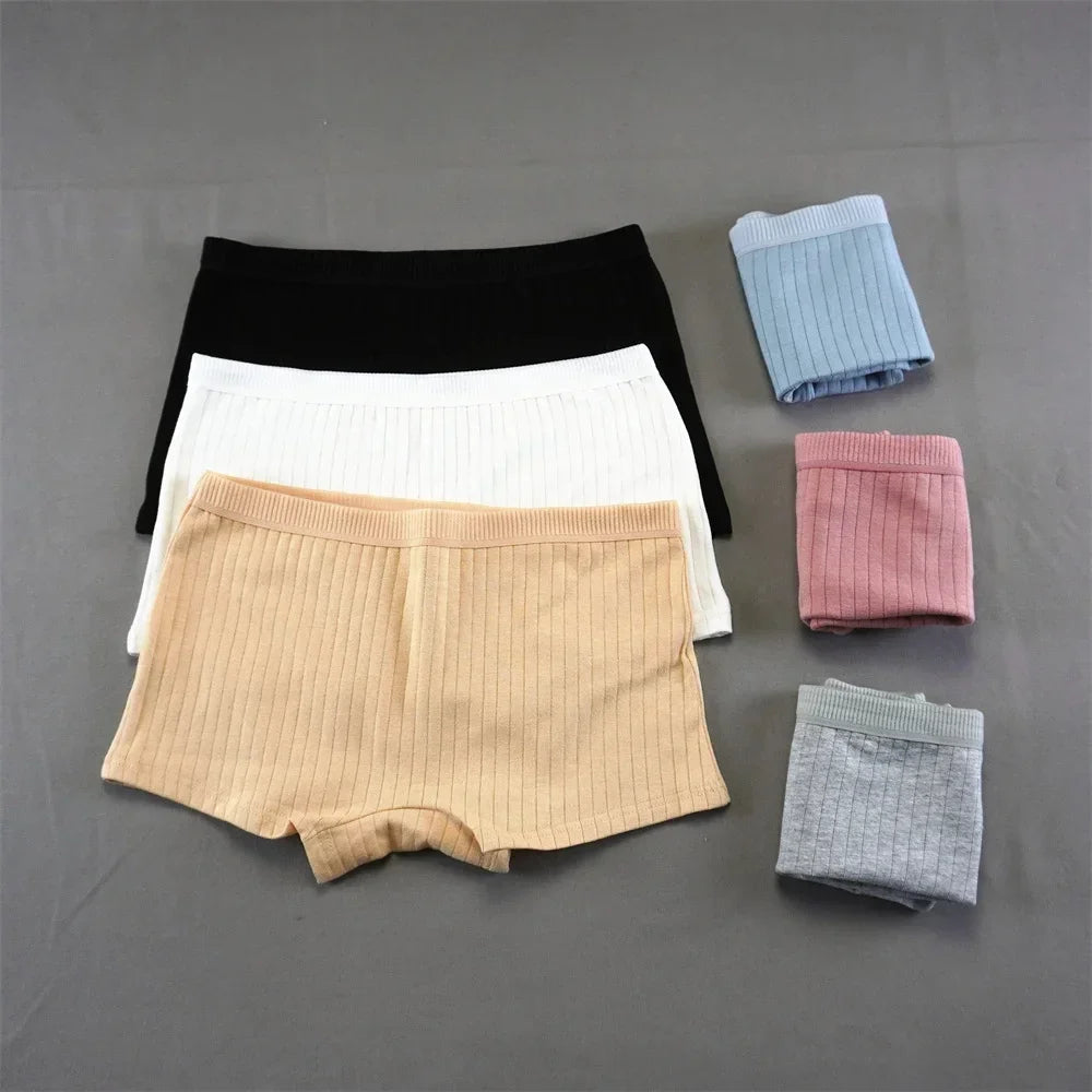 10PCS Fast Shipping M-XL 95% Cotton Boxer Shorts Women Sports Panties Yoga Panty for Female Underpants
