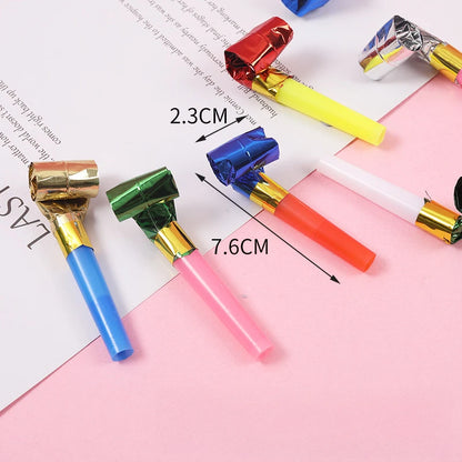 30 Pieces Per Pack Children's Games Whistling Birthday Supplies Fun Parties Loot Bags Fillers Noise Generators Prank Toys