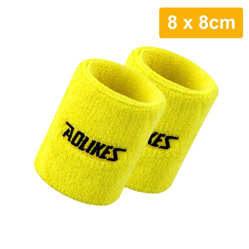 AOLIKES 1 Pair Sweatbands Sports Wristband for Men & Women - Moisture Wicking Athletic Sweatband for Tennis, Basketball, Running
