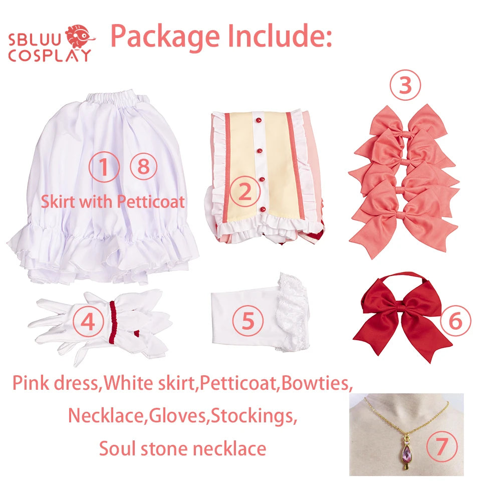 SBluuCosplay Kaname Madoka Cosplay Costume Magica Kaname Dress Kaname Madoka Outfits Halloween Costume Outfit Upgraded Style
