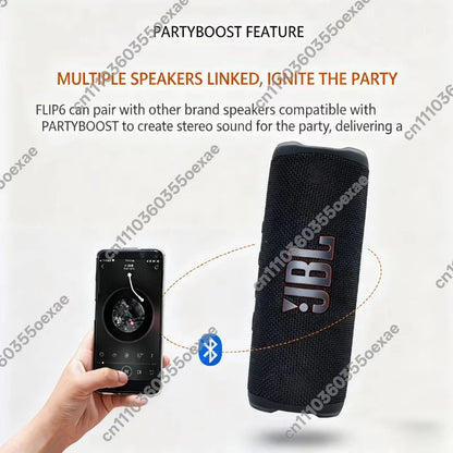 JBL F6 Portable Bluetooth Speaker IPX7 Waterproof Outdoor Stereo Bass Wireless Speaker