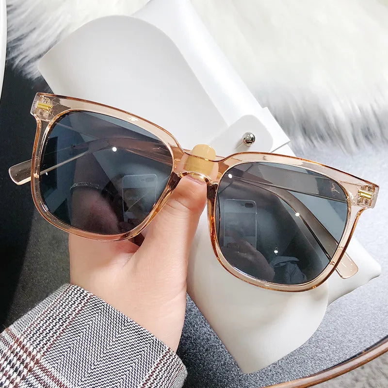 New Polarized Square Sunglasses Men Women Luxury Brand Small Round Sun Glasses Female Oversize Eyewear Glasses for Male Female