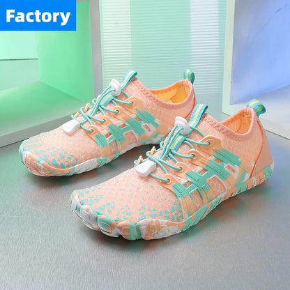 Aqua Shoes For Women Men Barefoot Water Shoes Anti-Slip Quick-Drying Outdoor Beach Upstream Wading Swimming Shoe Sneakers Unisex