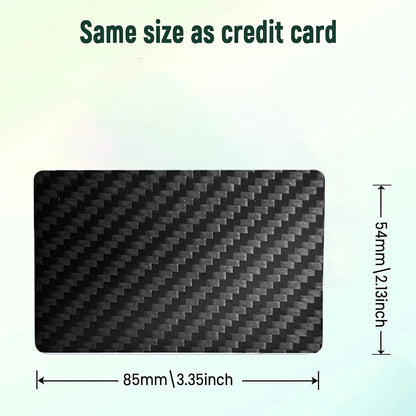 Digital Business Card NFC Carbon Fiber Card NFC Business Card Fast Reading Ntag 215 Smart Name Card  Social Recognition Card