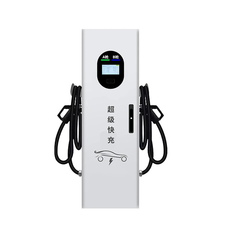 High-Speed 60kW-240kW DC Fast Charging Station, Fast Charging in 30-60 Minutes with CCS, GBT, Chademo, OCPP, and RFID Support