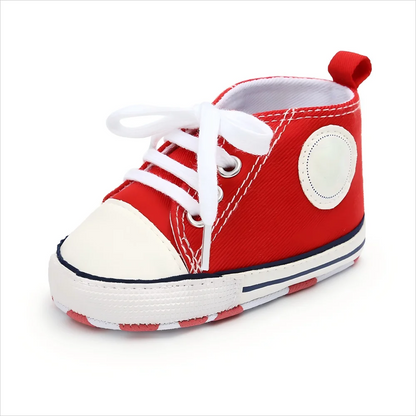 0-18M Baby Canvas Shoes Men and Women Multicolour Classic Baby Casual Shoes Anti-slip Soft Sole First Pair Toddler Infant Shoes