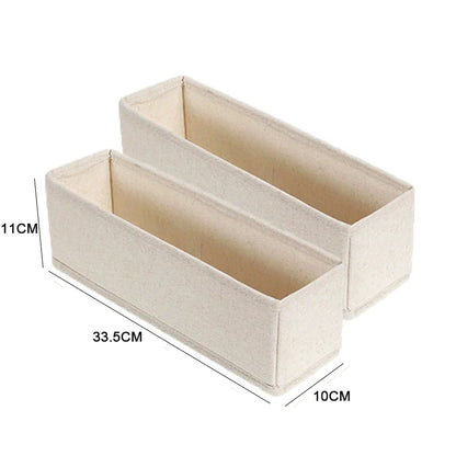 Foldable Drawer Organizers Oxford Underwear Storage Box Bra Socks Wardrobe Storage Containers Closet Jeans Storage Organizer