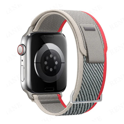 Nylon Trail Loop Strap for Apple Watch Bands 49mm 45 44 42 46 41 40 38mm Bracelet for iWatch Series 11 10 9 8 7 6 5 SE Ultra 3 2