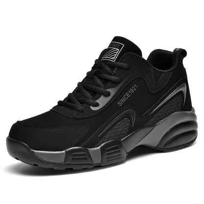 QZHSMY New Casual Thick Bottom Men's Sports Shoes Anti-Slippery Waterproof Male Sneakers Outdoor Walking Jogging Athletic Shoes