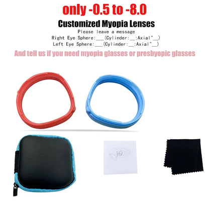 Magnetic VR headsets Eyeglass Frame for Quest 3S/Quest 2 Optical Prescription Lenses Myopic For Meta Quest 3S VR Accessories