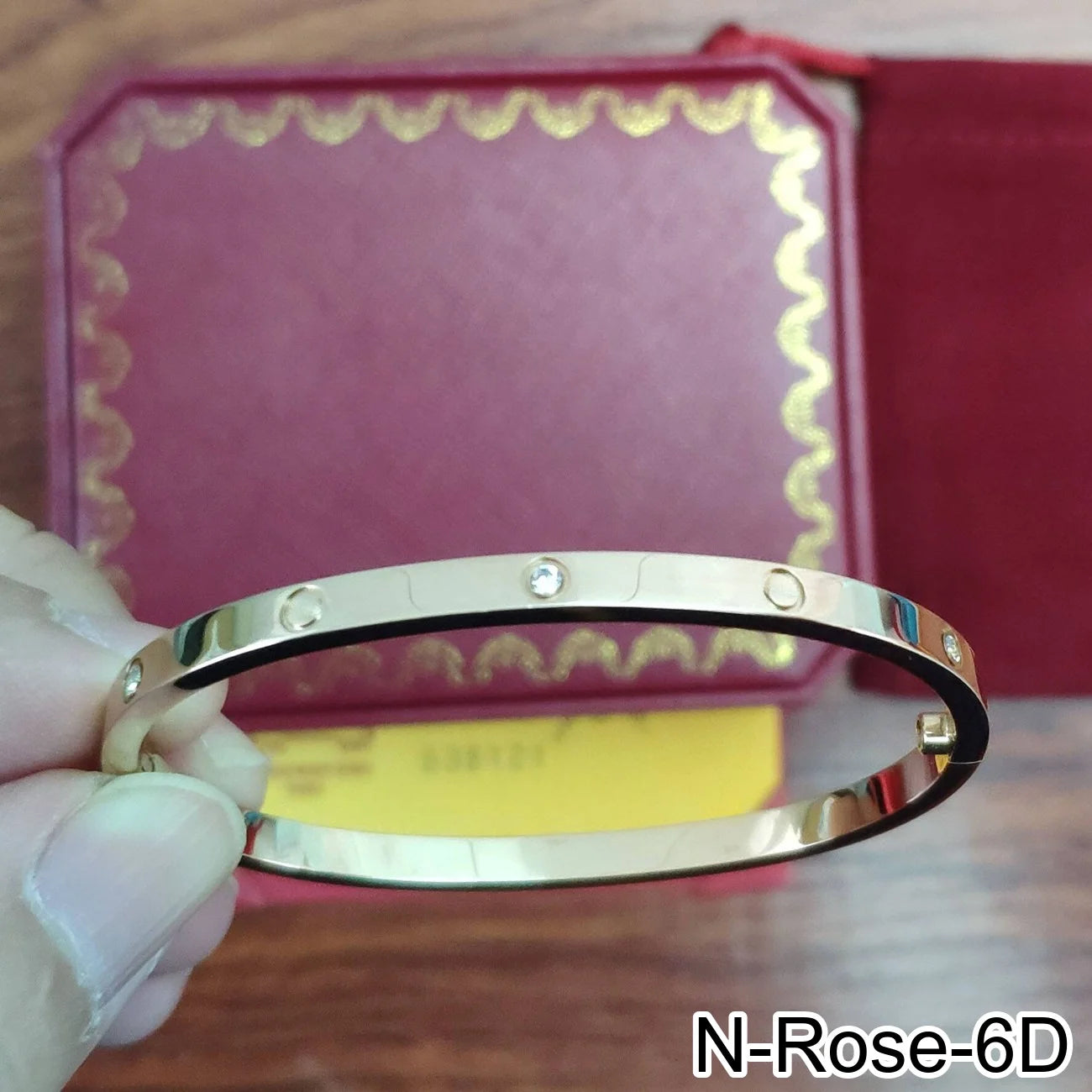Rose Gold Silver Plated Diamond Studded Bangle Bracelet for Women 16 17 18 19 Size Fashion Jewelry Bracelets