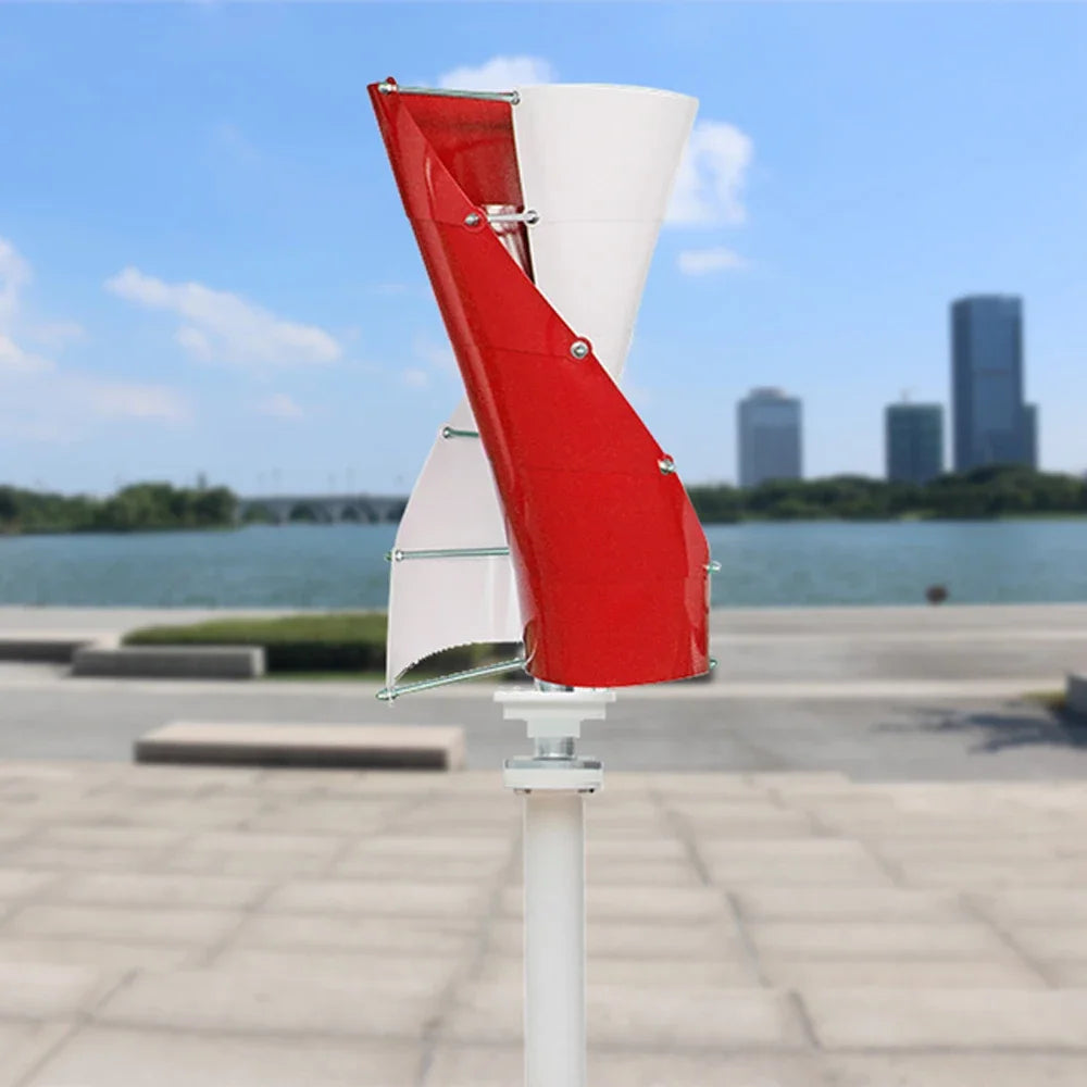 2000W vertical axis wind turbine 12V/24V automatic recognition household balcony courtyard wind solar complementary power